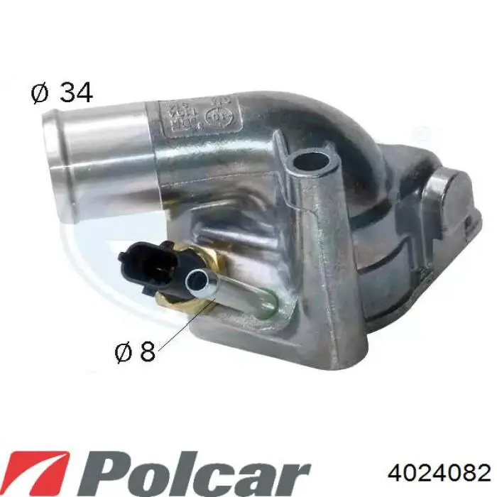 402408-2 Polcar radiador refrigeración del motor