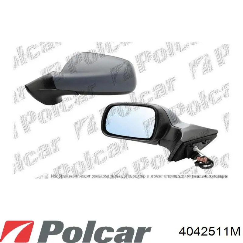 4042511M Polcar espejo retrovisor izquierdo