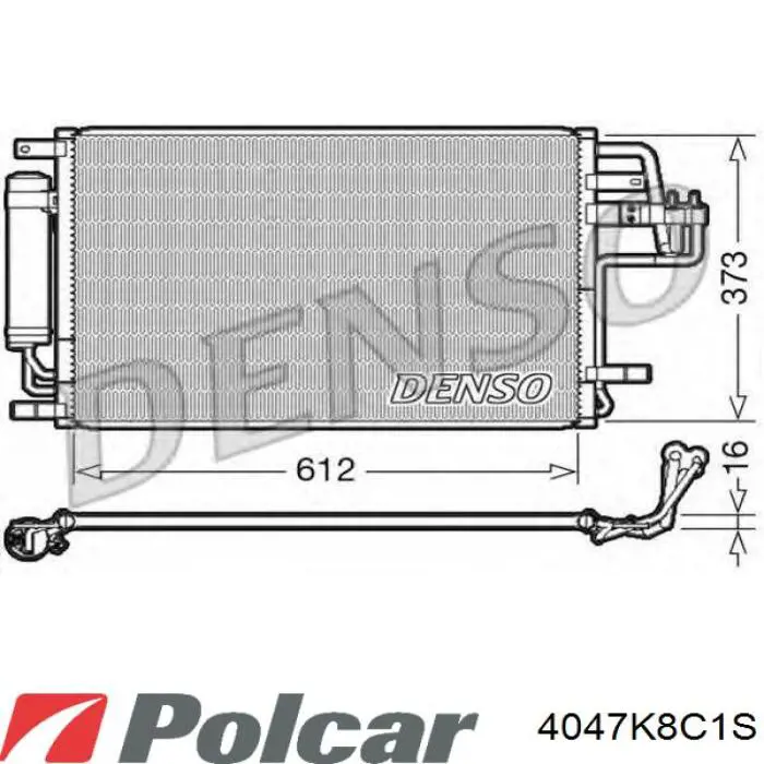 4047K8C1S Polcar condensador aire acondicionado