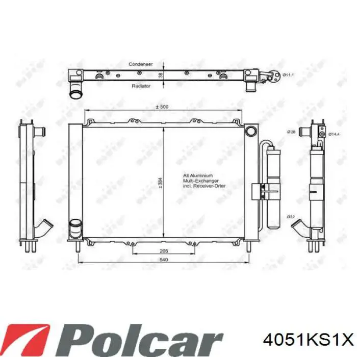 4051KS1X Polcar compresor de aire acondicionado