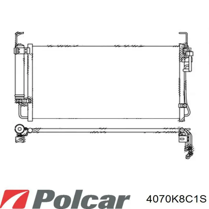 4070K8C1S Polcar condensador aire acondicionado