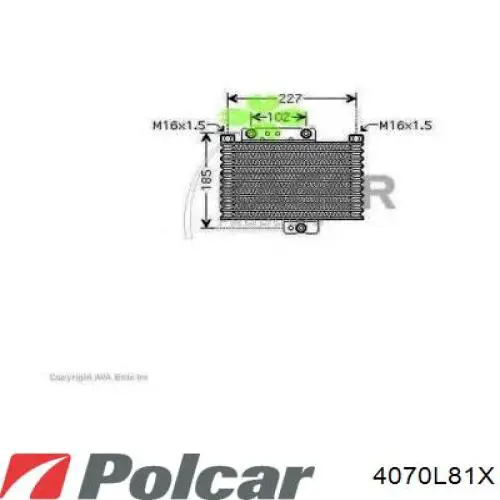 HB021400 Mitsubishi Radiador de aceite