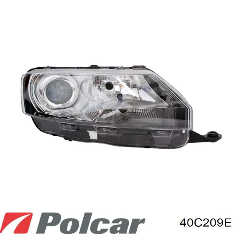 40C209-E Polcar faro izquierdo