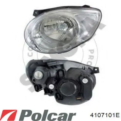 4107101E Polcar faro derecho