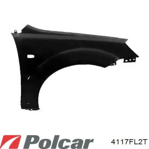 868111G600 Hyundai/Kia Guardalodos interior izquierdo, guardafango delantero