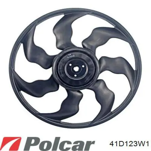 41D123W1 Polcar rodete ventilador, refrigeración de motor