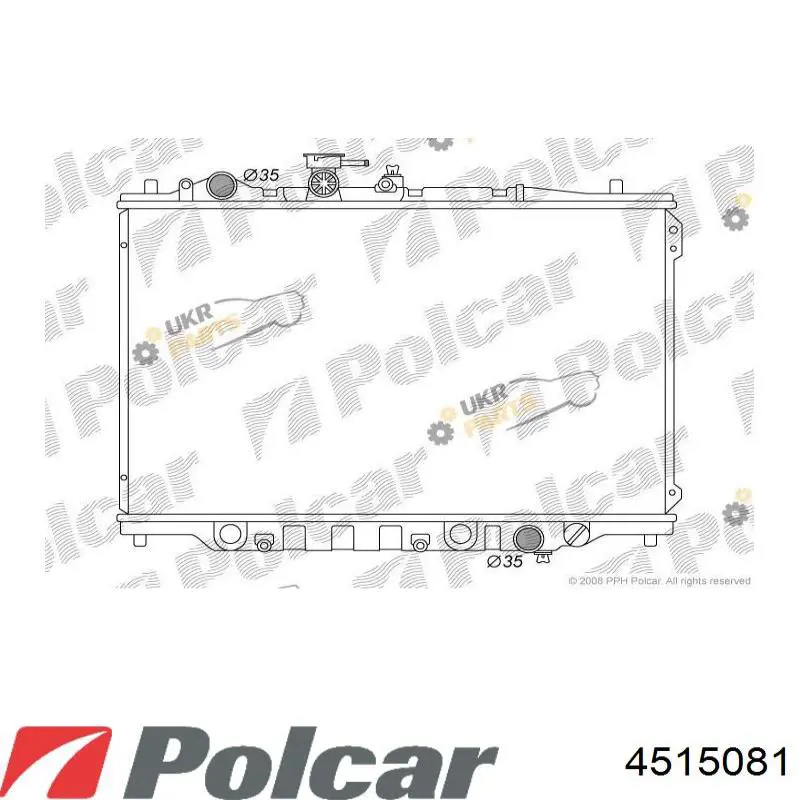 Radiador 4515081 Polcar