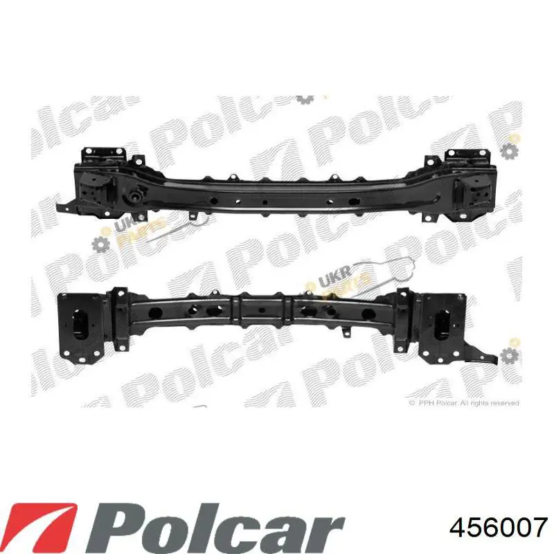 456007 Polcar Paragolpes delantero