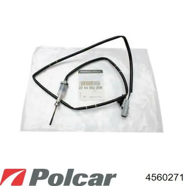 456027-1 Polcar rejilla de antinieblas delantera izquierda