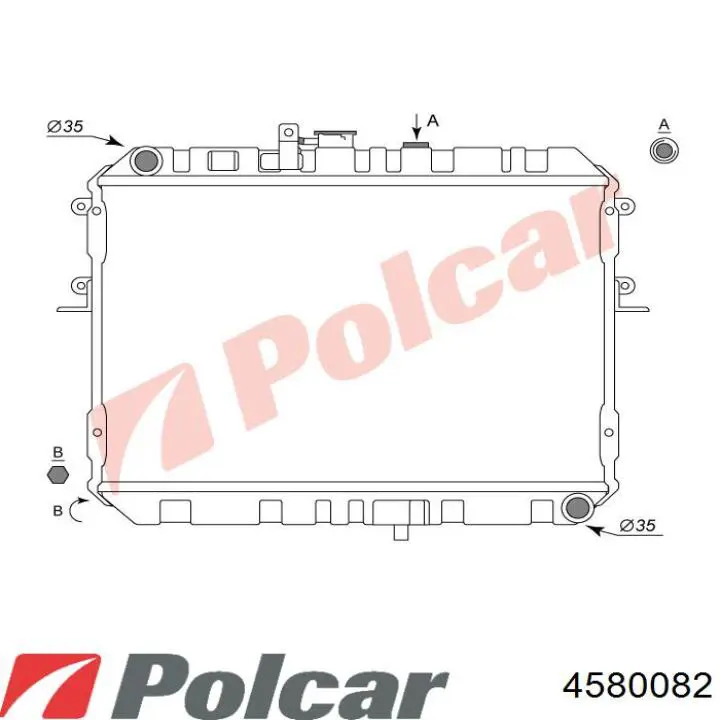 Água radiador Polcar 4580082 precio, desde 116,20 EUR