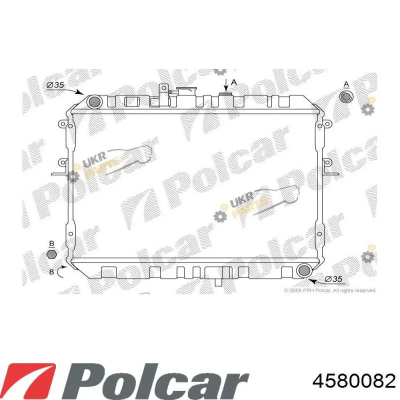 Comprar 4580082 Polcar Radiador de auto