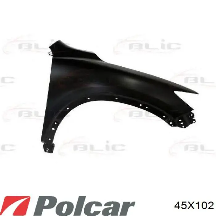 45X102 Polcar guardabarros delantero derecho