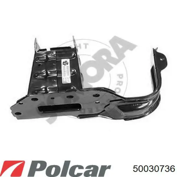 50030736 Polcar soporte de amplificador de parachoques delantero