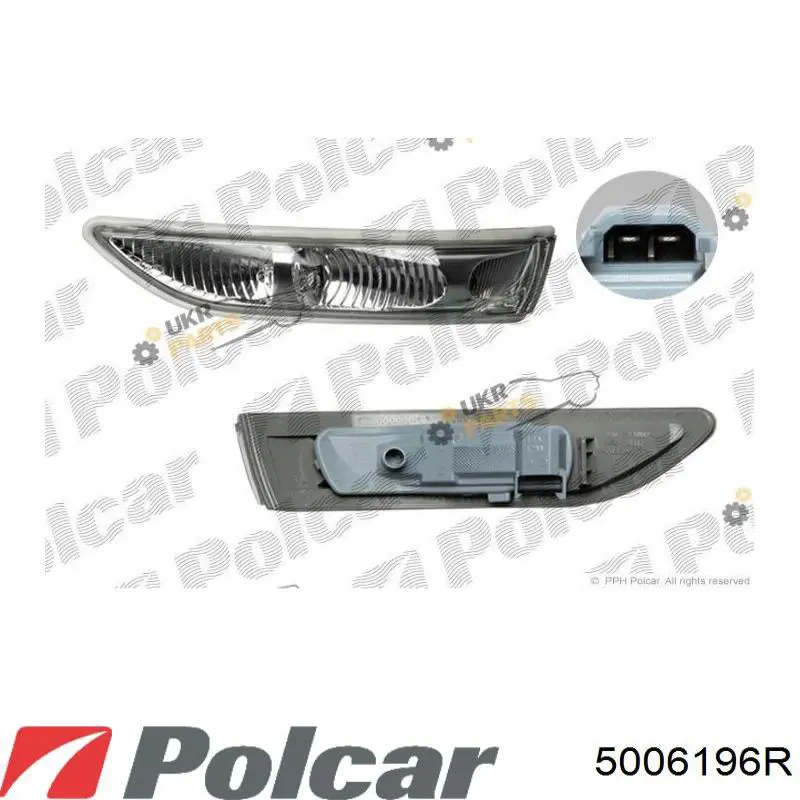 1708201721 Mercedes luz intermitente de retrovisor exterior izquierdo