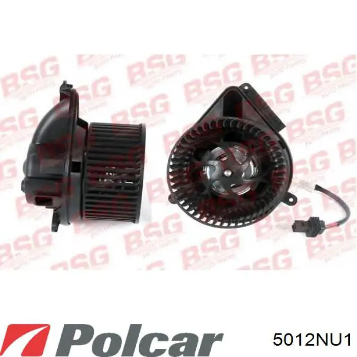 5012NU-1 Polcar motor eléctrico, ventilador habitáculo