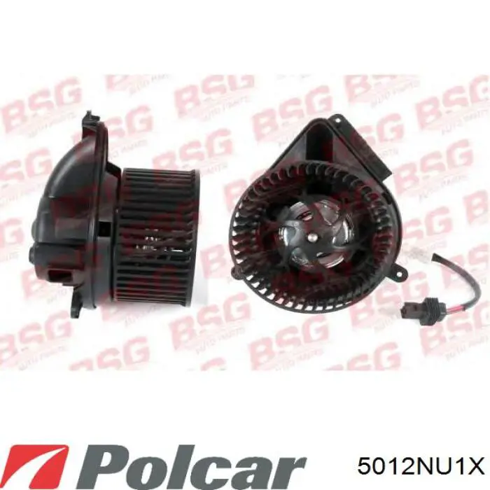 5012NU1X Polcar motor eléctrico, ventilador habitáculo