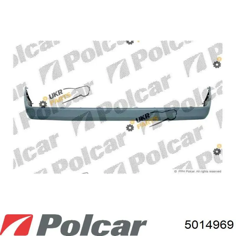 Moldura del parachoques trasero Polcar 5014969 precio, desde 59,92 EUR