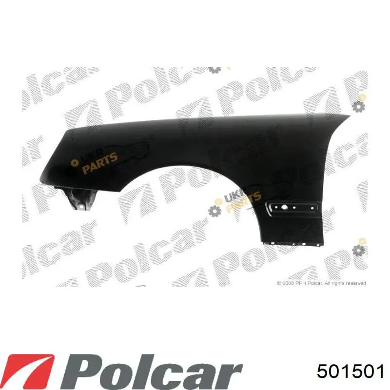 Aleta delantera izquierda 501501 Polcar