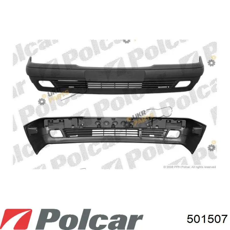 Parachoques delantero Polcar 501507 precio, desde 144,36 EUR