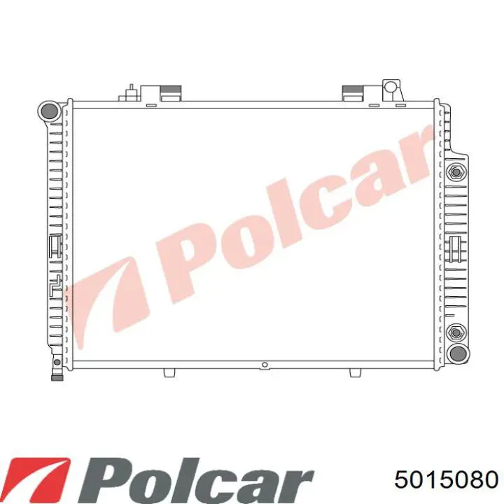 210500470364 Mercedes radiador refrigeración del motor