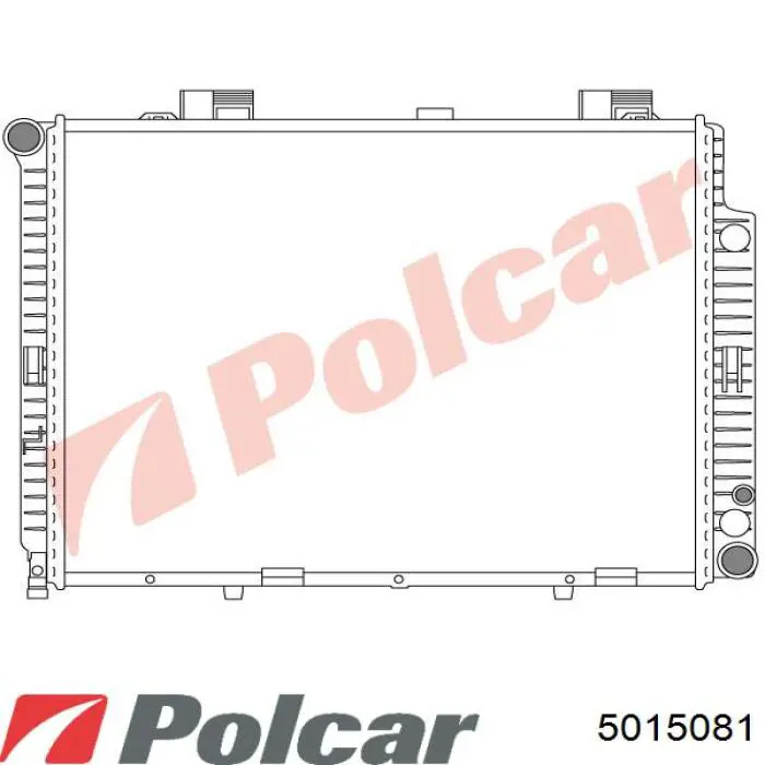 Radiador 5015081 Polcar