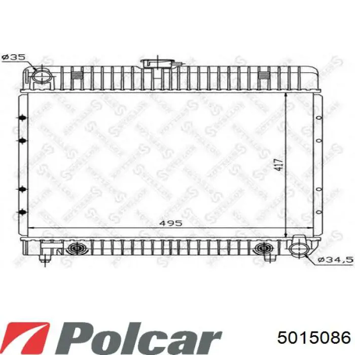 Comprar 2105003403 Mercedes Radiador de auto