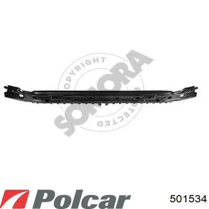 Refuerzo parachoque delantero 501534 Polcar