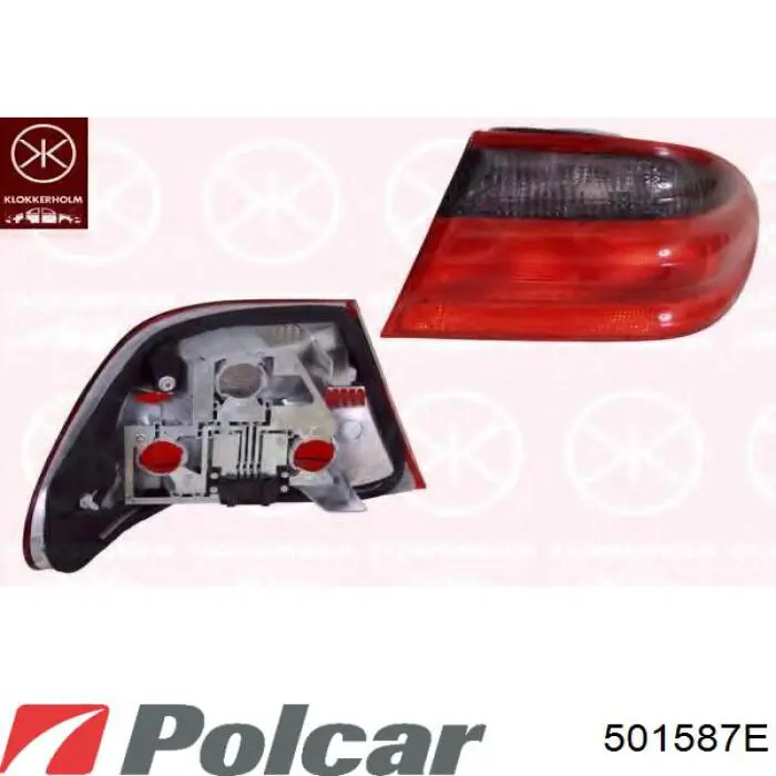 501587-E Polcar piloto posterior exterior izquierdo