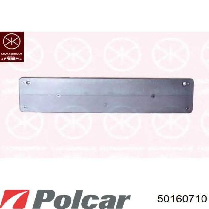 50160710 Polcar soporte de matricula delantera