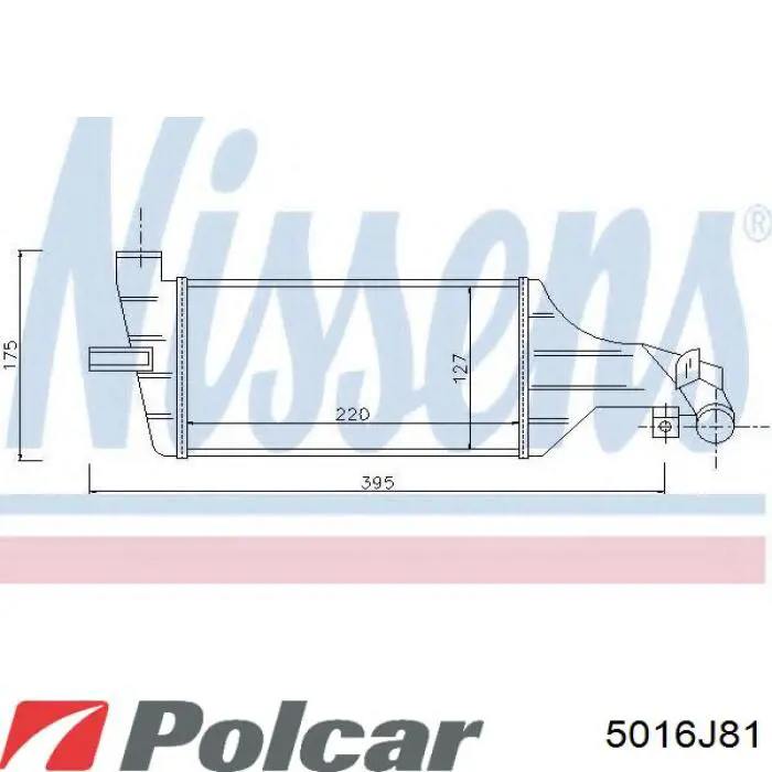 Intercooler V30601301 Vemo