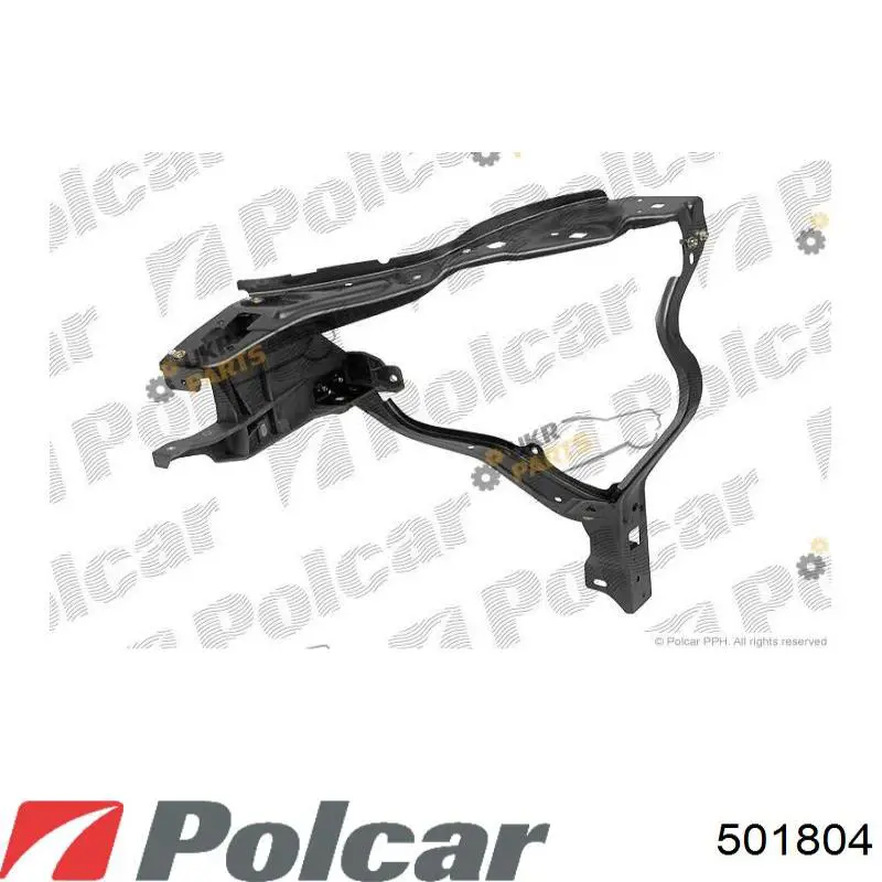 501804 Polcar soporte de radiador superior