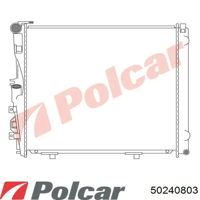 Radiador 50240803 Polcar
