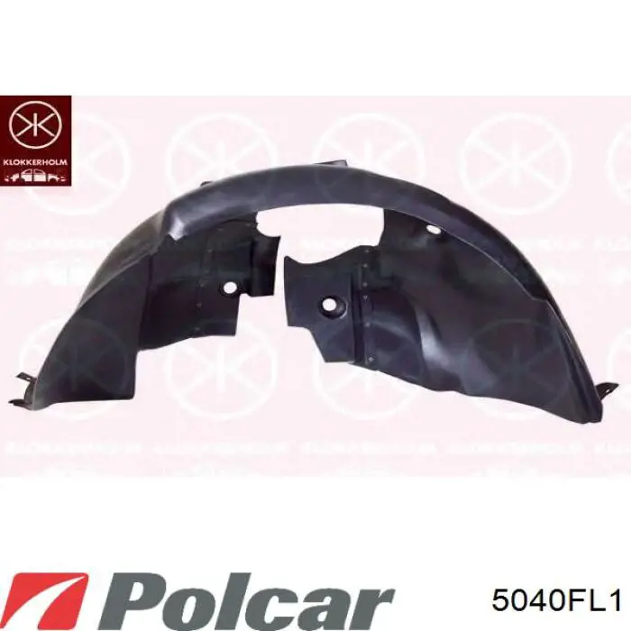 5040FL1 Polcar Guardalodos interior izquierdo, guardafango delantero