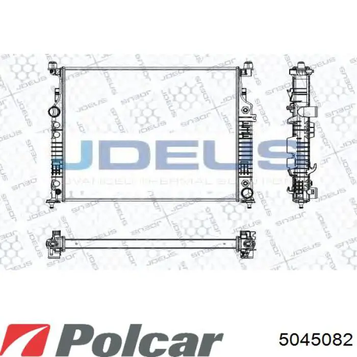 504508-2 Polcar radiador refrigeración del motor