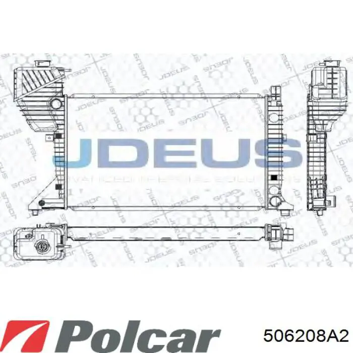 Radiador 506208A2 Polcar