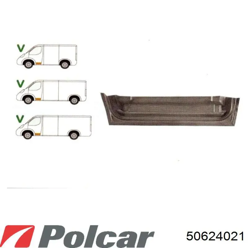 50624021 Polcar Puerta delantera