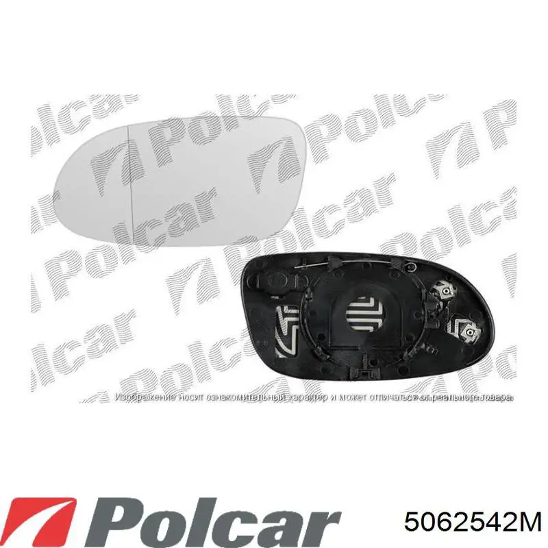 5062542M Polcar cristal de espejo retrovisor exterior izquierdo