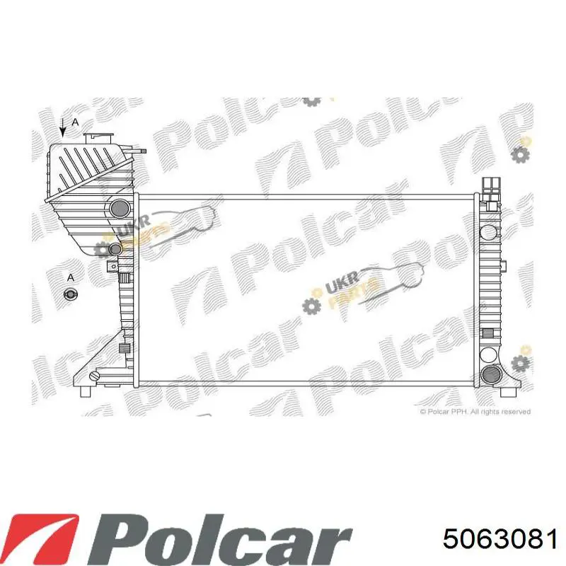 Comprar 5063081 Polcar Radiador de auto