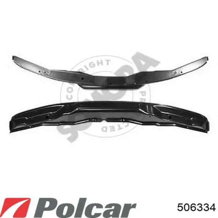 Refuerzo de parachoques delantero Polcar 506334 precio, desde 93,65 EUR