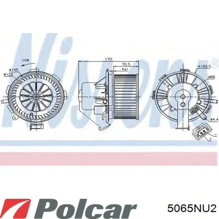Comprar 5065NU2 Polcar Motor de calefacción
