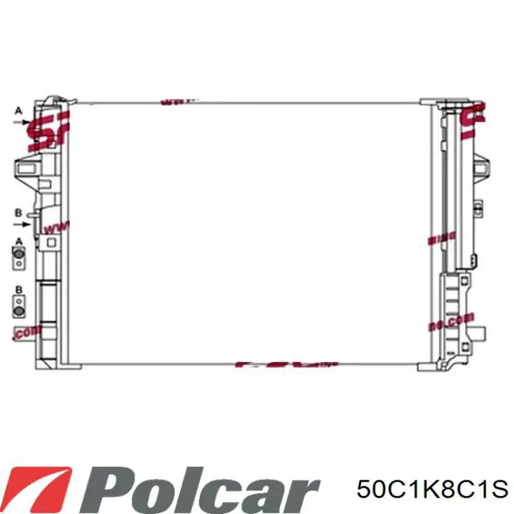 50C1K8C1S Polcar condensador aire acondicionado