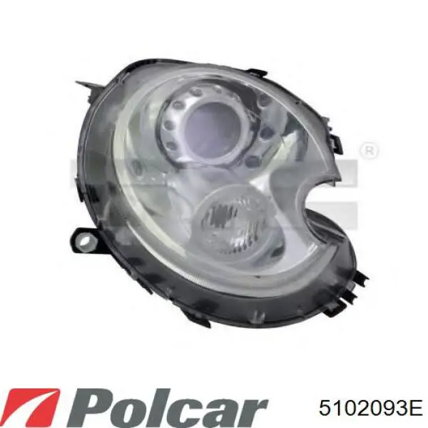 5102093E Polcar faro izquierdo