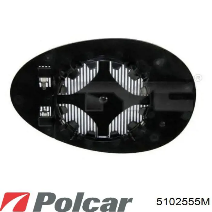 Cristal de espejo retrovisor derecho Polcar 5102555M precio, desde 15,88 EUR