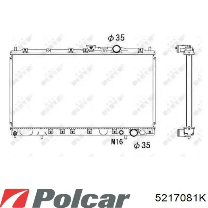 Água radiador Mitsubishi Galant VII hatchback (E5A, E7A, E8A) (1992 - 1996) precio, desde 122,15 EUR