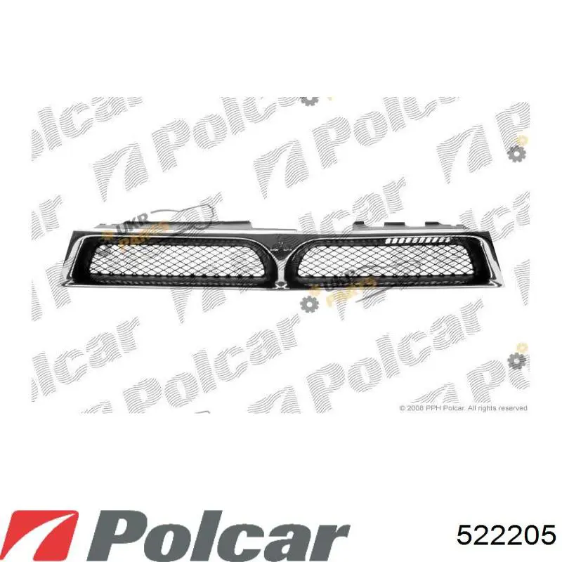 522205 Polcar panal de radiador