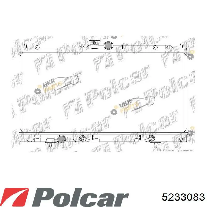 Radiador 1350A256 Mitsubishi