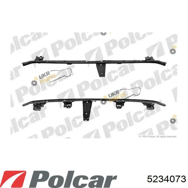 Refuerzo de parachoques delantero Polcar 5234073 precio, desde 32,41 EUR