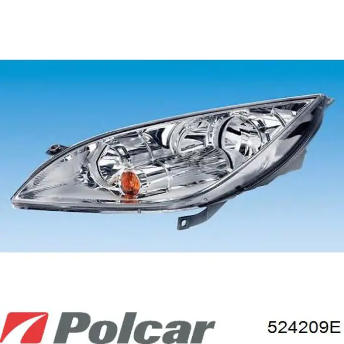 524209-U Polcar faro izquierdo