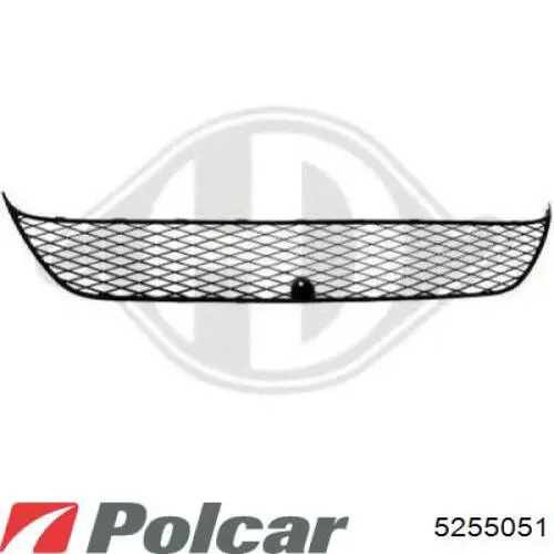 Listón embellecedor/protector, parachoques delantero central Mitsubishi ASX (GA)