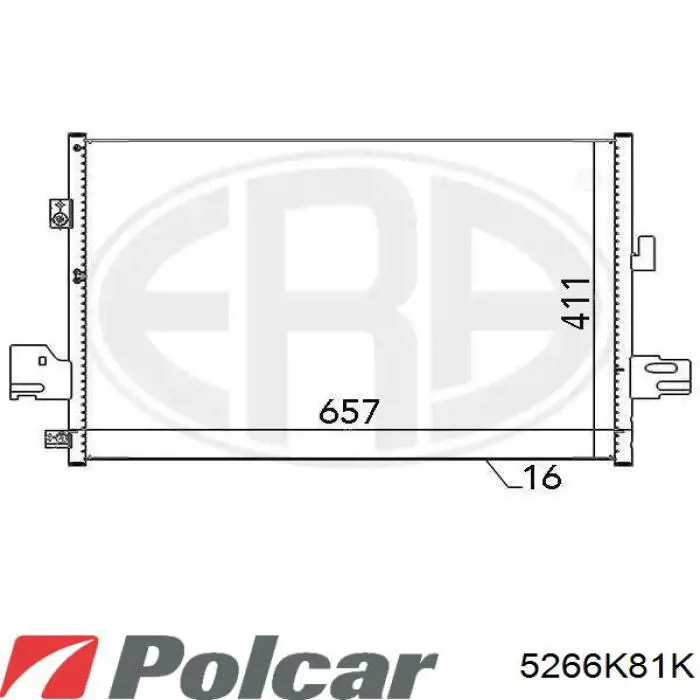 5266K81K Polcar condensador aire acondicionado